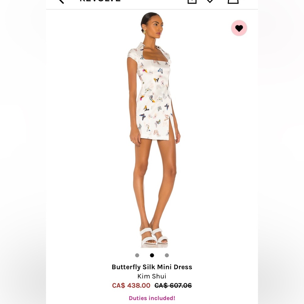 Kim Shui butterfly dress , brand new with tags . Small - Picture 2 of 3